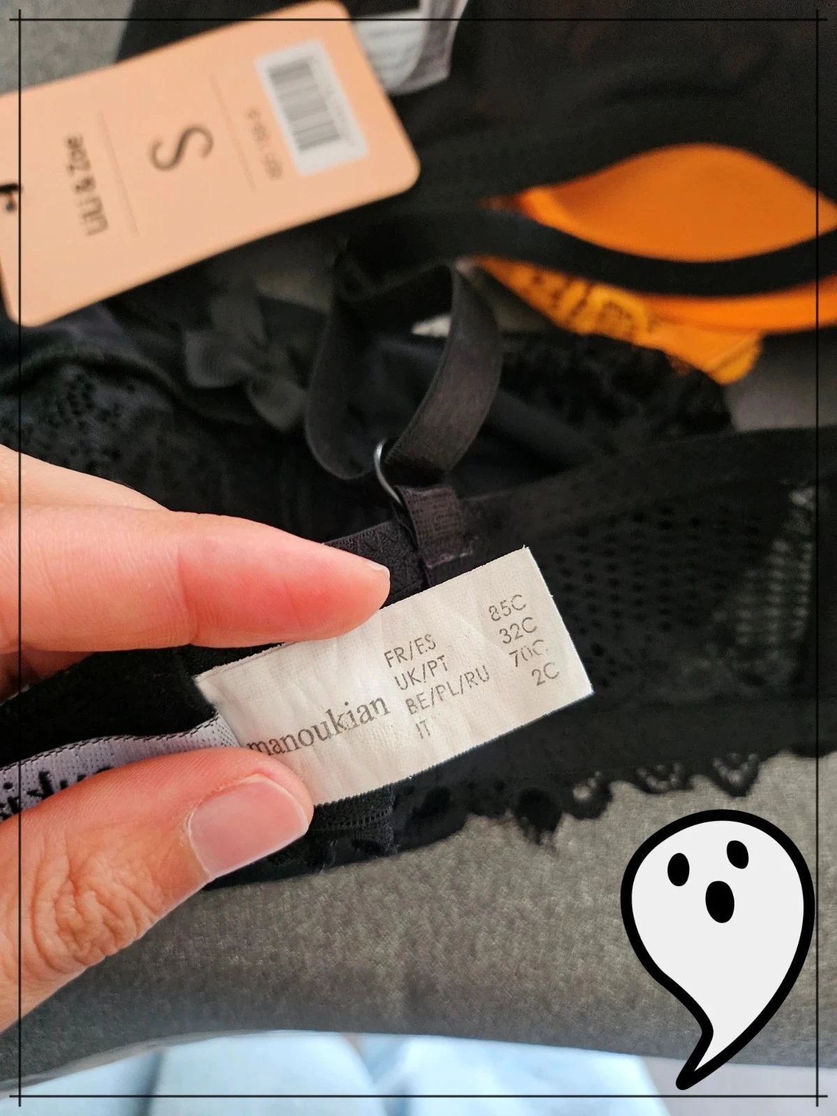 bonita lingerie manoukian preto e vermelho gótico – photo 8